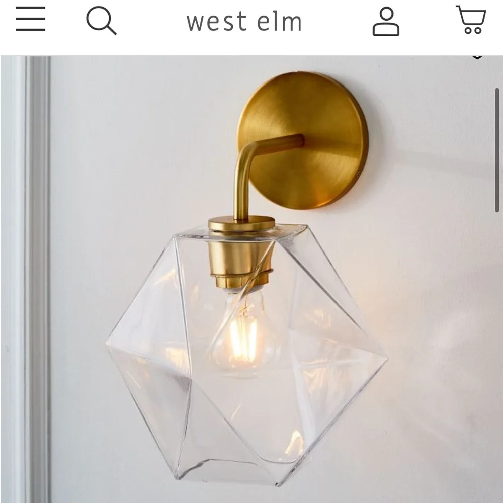 West elm sculptural shade